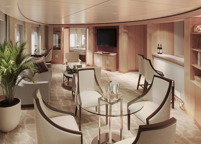 ラグジュアリー スイート(55.7㎡~ 87㎡):気品が漂う全5室の客室。