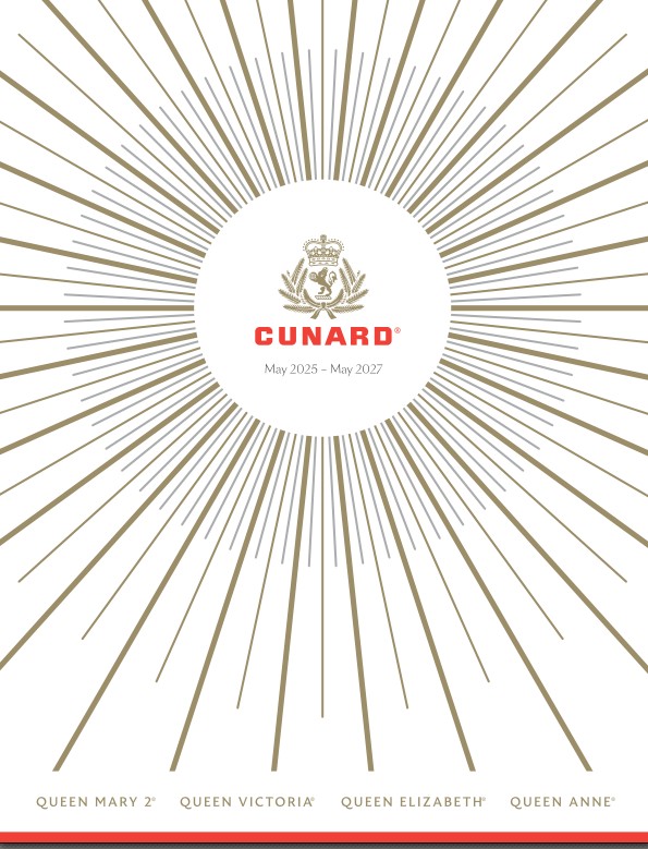 キュナード 2025年～2027年総合パンフレット[英語]