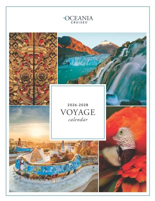 オーシャニア 2026-2028年ボヤージュカレンダー[英語]