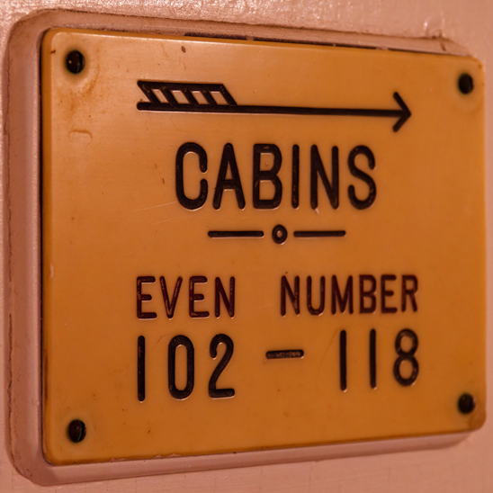 キャビン番号の指定