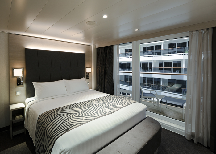 プロムナード側バルコニーキャビン(PV)