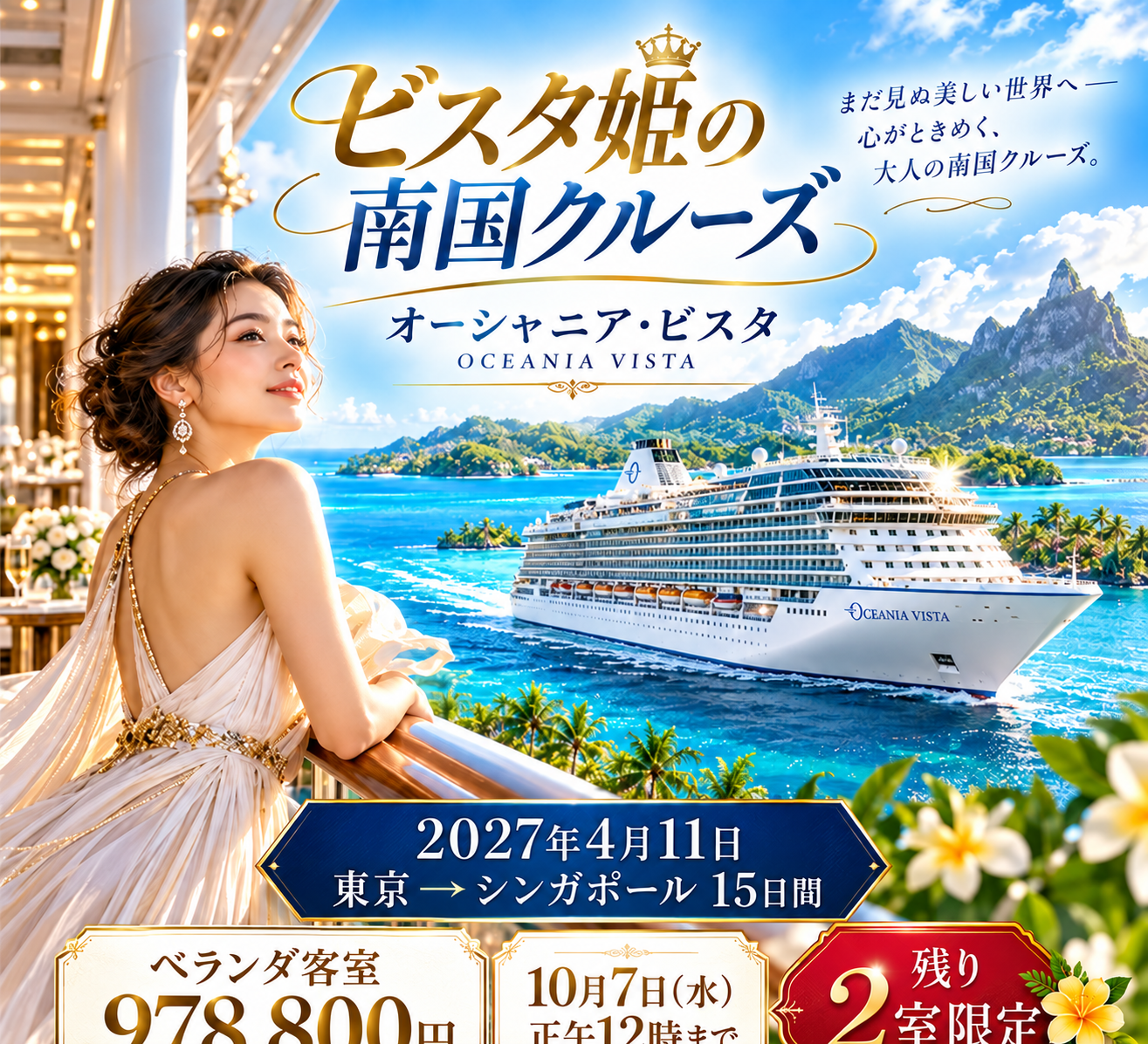 ビスタ姫の南国クルーズ
